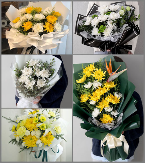 浙江省绍兴嵊州市崇仁镇白事花束代送